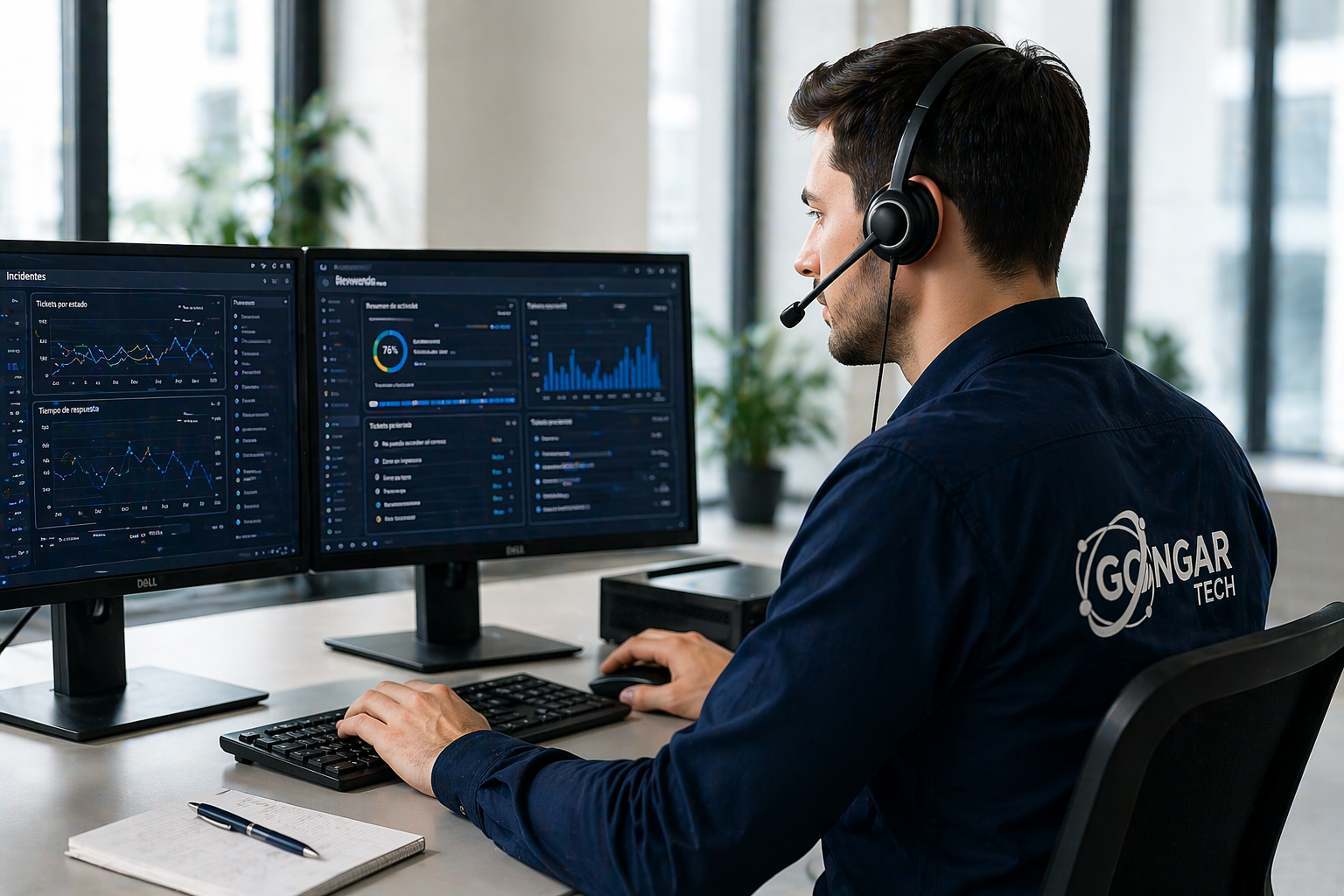 Equipo de soporte IT